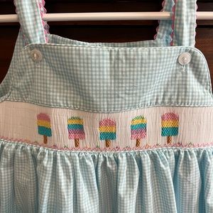Anavini, 4T smocked popsicle dress